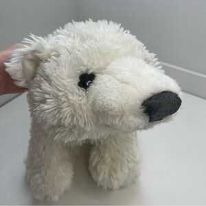Folkmanis Polar Bear Cub Large Hand Puppet Realistic Plush 18” Off White